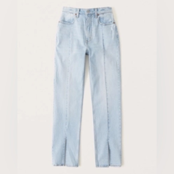 Abercrombie & Fitch Denim - A&F Ultra High Rise 90s Straight Jeans 25